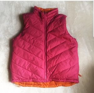 Reversible puffy vest - size M